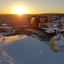 Vakker soloppgang i dag mens vi lager fantastiske .