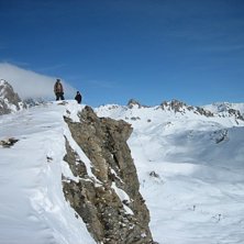 En str&aring;lande dag i backen! bakom oss skymtas n&aring;l. Foto: Johan &amp;quot;kotten&amp;quot; Ekman. &Aring;kare: William &amp;amp; Peter.