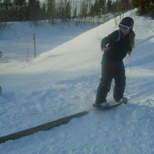 snowskate awesome!. Foto: Jake. &Aring;kare: Erica.