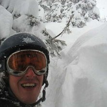 2,5 meter sn&ouml;, inte en pist s&aring; l&aring;ng &ouml;gat kunde. Foto: Johan Frick. &Aring;kare: Johan Frick.