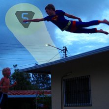 Skulle ta kort p&aring; natt himlen d&aring; superman fl&ouml;g . Foto: markus b&auml;ckman. &Aring;kare: JGS.