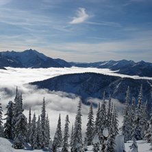 Mellan Red Mountain och Whitewater ligger Vallhall. Foto: Adam.