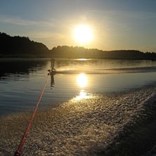 En underbar kv&auml;ll; 25 grader i luften, inte mkt k. Foto: Erik Burman. &Aring;kare: Christoffer Eriksson.