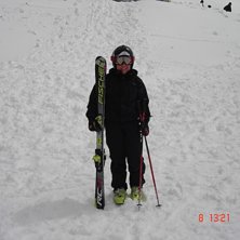 det &auml;r jag respect. Foto: pappa. &Aring;kare: jag.