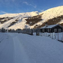 Supre forhold????
-11 grader, sola p&aring; bl&aring; himmel.