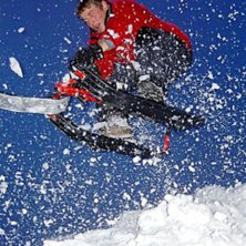 Snowracer. Foto: Lukas. &Aring;kare: Einar.