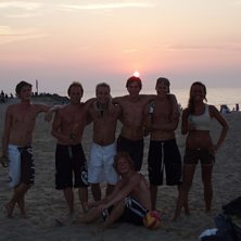 Camping g&auml;nget! . Foto: Jocke Ahlgren. &Aring;kare: Erik, Macke, Emil, S&ouml;, Jag, Sara och Hampus.