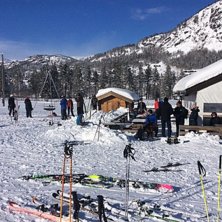 Fine dager p&aring; Brokke Alpinsenter
Vinterferie, dei.