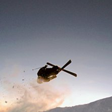 En Underflip 540 uppe p&aring; h&ouml;gzon!. Foto: Erik Hammarsten. &Aring;kare: Petter Elfsberg.