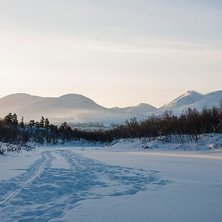 Utsikt l&auml;ngs kungsleden, Abisko.. Foto: Johan Embr&eacute;us.