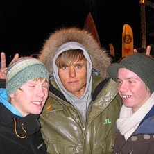 Jon var tyv&auml;r inte med i Sthlm Big Air pga en stu. Foto: David Enlund. &Aring;kare: Max Trygg, Jon Olsson &amp;amp; Kalle Widholm.