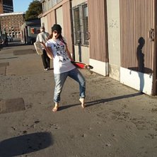 sommar och longboard! . Foto: Pernilla Ekengren. &Aring;kare: Jao.