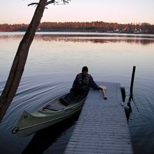 Vi var ute och paddlade dagen efter julafton. P&aring; . Foto: Johanna Broo. &Aring;kare: Gunnar Broo.