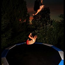 backflip &ouml;ver en mistyflip . Foto: Erik Carls&eacute;n. &Aring;kare: Oskar Pedersen &amp;amp; Andreas Nordin.