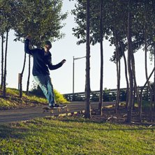 Lite longboard dancing. Foto: William Muskus. &Aring;kare: Alexander Muskus.