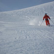 L&auml;gger p&aring; en v&auml;xel ned till vispen.... Foto: Hannes Palm. &Aring;kare: Carl Edin.