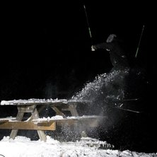 Slide p&aring; bordet 180 ut. Foto: Anton Svanborg. &Aring;kare: Fredrik Kull.