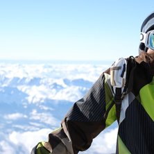 Toppen i chamonix. Foto: Arvid. &Aring;kare: Me.