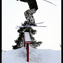 Gapa railen.. Foto: Ronny Wallberg. &Aring;kare: Fredrik Persson.