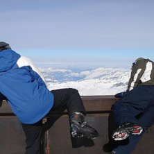David till v&auml;nster, jag till h&ouml;ger.. Foto: Erik Andersson. &Aring;kare: David &amp;amp; Jag.