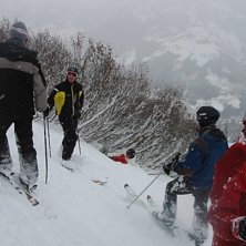 Off pist i Bad Gastein.. Jag som ligger i busken... Foto: Adam Algotson. &Aring;kare: Per Malmberg.