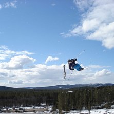 skidj&auml;veln ville aldrig vara kvar. Foto: REbecca Gunnarstedt. &Aring;kare: Martin Franklin.