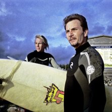 P&aring;v&auml;g ut till &ouml;n i Naturreservatet.. Foto: Fredrik Ludvigsson. &Aring;kare: Lars och Daniel.