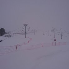 Det sn&oslash;r forsatt p&aring; Strandafjellet 
.