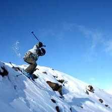 drop p&aring; v&auml;gen ner till liften. Foto: Vilhelm Hultgren.