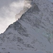M&auml;jest&auml;tiska Matterhorn i bakrunden, frippa fram. Foto: Adam Jonsson. &Aring;kare: Frida Alderin Harling.