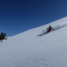 First tracks... Foto: Phil Glutz. &Aring;kare: Christian Fickler.