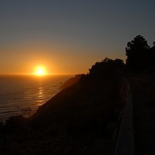 Coast of California - Pacific Ocean - Sunset. Foto: Eric Karlsson.