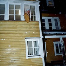 Bilden p&aring; d&aring; jag med alkoholp&aring;verkad inlevelse . Foto: Susanne Ek. &Aring;kare: Mats Hellstr&ouml;m.