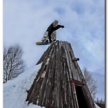 hittade en k&aring;sa utanf&ouml;r all offpist !. Foto: Josef Westman. &Aring;kare: Andreas S&ouml;derholm.