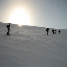 Randon&eacute;tur med frilufts. Foto: Tomas Johansson. &Aring;kare: Friluftsgymnasiet.