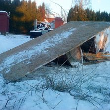 D&aring;ligt med sn&ouml;.. Foto: Angelina Furman.