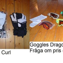 Till v&auml;nster, Handskar Rip Curl storlek M fr&aring;n 2. Foto: Eric Tidlund.