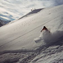En solig dag i n&auml;rheten av Super Nendaz.. Foto: Peter Elofson. &Aring;kare: Tor-Leo Folger&ouml;.