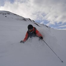 Har var det sn&ouml;... Foto: Samuel(Guide Gr&auml;nsen). &Aring;kare: Martin koitrand.