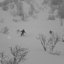 G&ouml;tt puder i Bad Gastein s&auml;song 07/08.. Foto: Rickard Zanden. &Aring;kare: Pelle B&auml;vman.