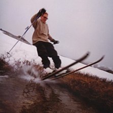 provar d d&auml;r me vatten skidor p&aring; midsommar . Foto: Fr&ouml;lle. &Aring;kare: jag sj.