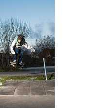 Nollie bs pop. Foto: Tim knutas. &Aring;kare: Petter Swanberg.