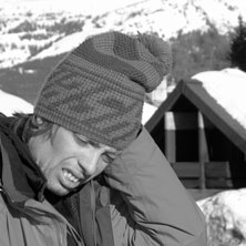 Foto: Johan Jonsson. &Aring;kare: Free Radicals huvudfilmare Bergman kliar sig i huvudet. Finns ingen anledning egentligen..