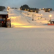 Perfekt dag for en tur i bakken!
-1 grad, overskye.