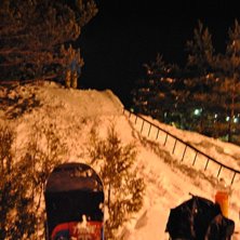 satte upp ett flatbar i sl&auml;nten. Foto: adam heed.