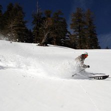 Offpist i Kirkwood. Foto: Oskar Brandberg. &Aring;kare: Jesper Tengvall.