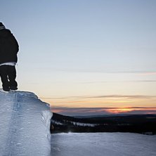 Det blev kv&auml;llssession i Tand&aring;dalen. Foto: Claes Lind. &Aring;kare: Rassmus Hagberg.