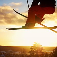 Ett f&ouml;rsta f&ouml;rs&ouml;k till en skidbild....... Foto: Sofia Karlstr&ouml;m. &Aring;kare: Emil Albano.