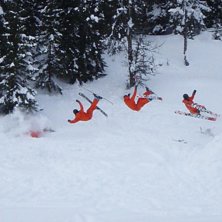 Lite driftat f&ouml;rs&ouml;k p&aring; flat 5 mute . Foto: Stina Nilsson. &Aring;kare: Eric Nilsson.