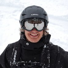 En n&ouml;jd puderhunk med en tillh&ouml;rande pudermusch.. Foto: Oskar Stenseke. &Aring;kare: John Salg&aring;rd.
